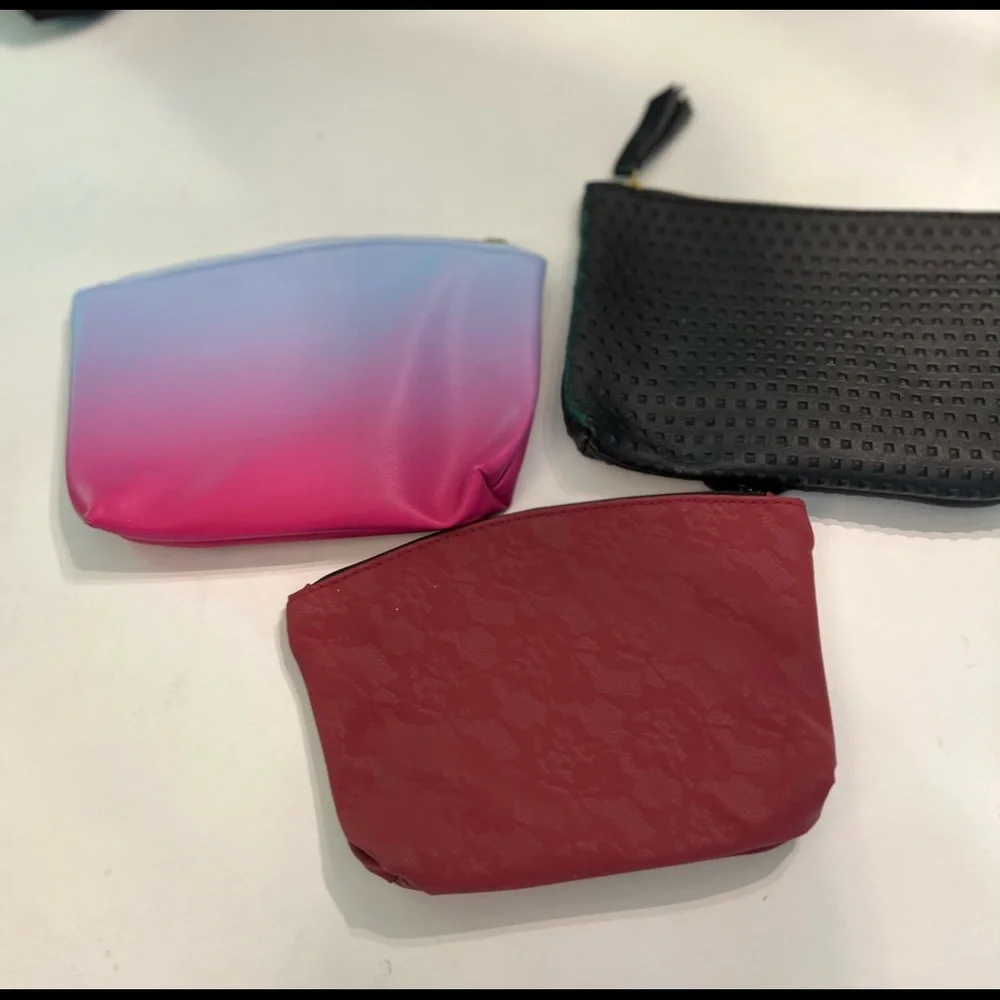 Ipsy Cosmetics Bags- Set of 3